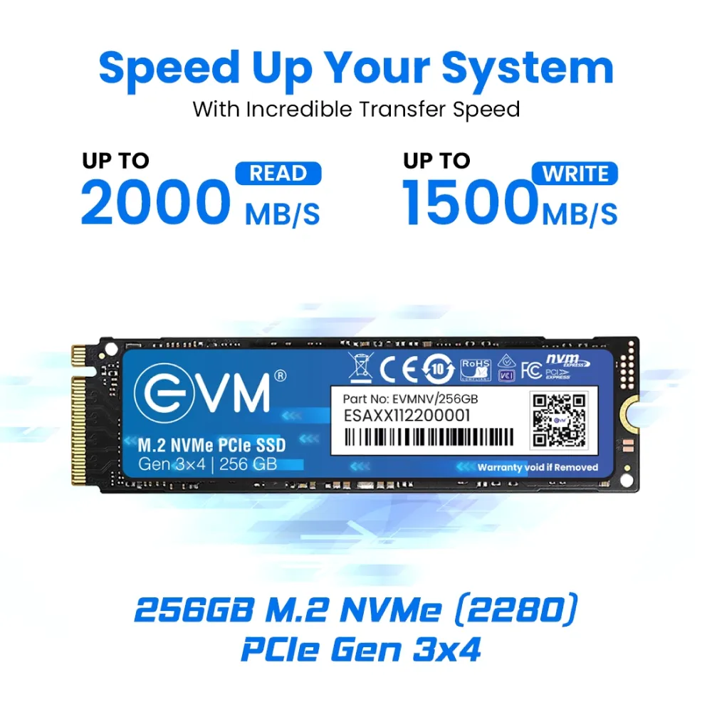 EVM Internal SSD 256GB NVMe view 6